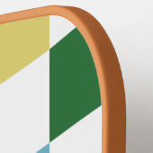 Schachbrett-Muster-Monogramm-Paddel Pickleball Schläger (Linke Seite)