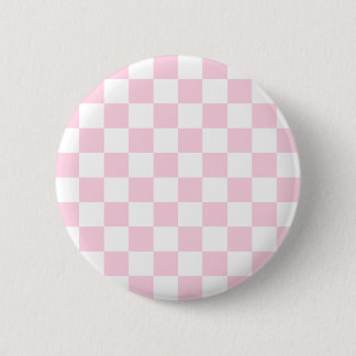 Schachbrett-Muster: Rosa Button