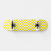 Schachbrett-Muster-Skateboard Skateboard (Horizontal)
