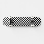 Schachbrett-Muster-Skateboard Skateboard (Horizontal)