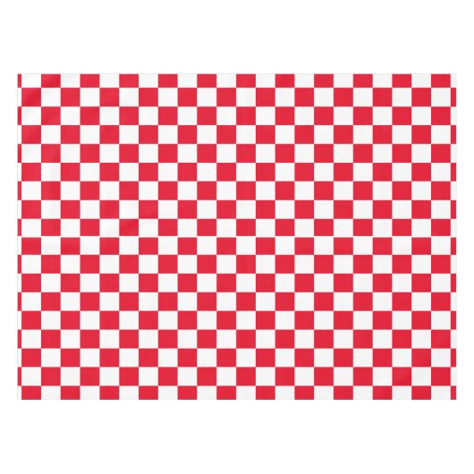 Schachbrett Muster Tischdecke (Vorderseite (Horizontal))