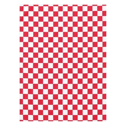 Schachbrett Muster Tischdecke (Vorderseite)