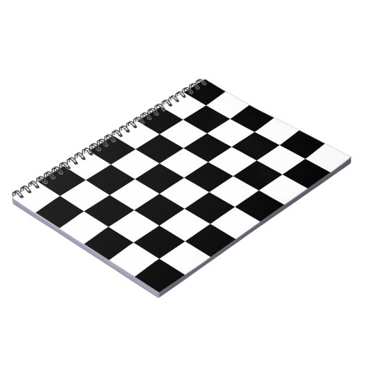Schachbrett Notizblock (Linke Seite)