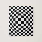 Schachbrett-optische Täuschung Puzzle (Vertikal)