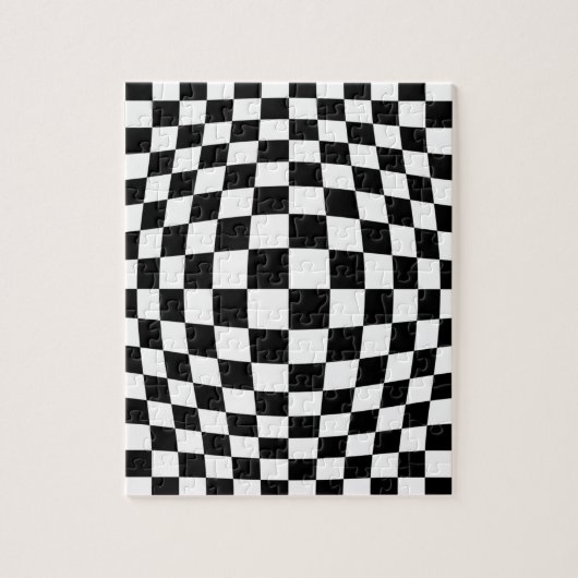 Schachbrett-optische Täuschung Puzzle (Vertikal)