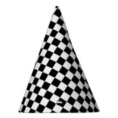 Schachbrett Partyhütchen (Rechts)