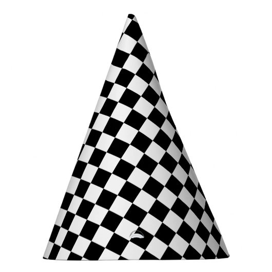 Schachbrett Partyhütchen (Rechts)