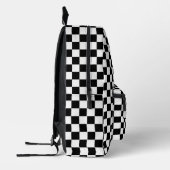 Schachbrett Pattern Sport Rucksack mit Individuell (Links)