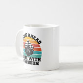 Schachbrett Pieces Strategy Precision Mind Game Kaffeetasse (Vorderseite Links)