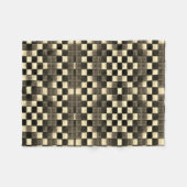Schachbrett-Pixel-Muster-Decke Fleecedecke (Vorderseite (Horizontal))
