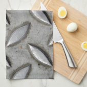 Schachbrett-Platten-industrieller Lager-StahlChic Küchentuch (Viertel Falte)