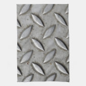 Schachbrett-Platten-industrieller Lager-StahlChic Küchentuch (Vertikal)