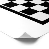 Schachbrett Poster (Ecke)