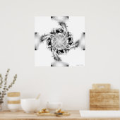 Schachbrett Poster (Küche)