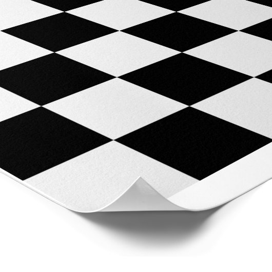 Schachbrett Poster (Ecke)