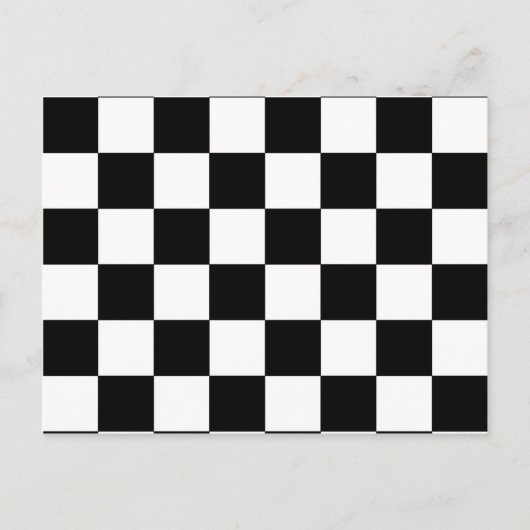 Schachbrett Postkarte (Vorderseite)