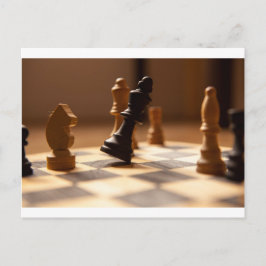 Schachbrett Postkarte