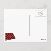 Schachbrett Postkarte (Rückseite)