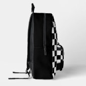 Schachbrett Race Flag Personal Bedruckter Rucksack (Links)