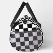 Schachbrett Race Flag Personal Duffle Bag (Rechts)