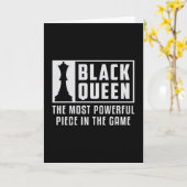 Schachbrett Schachbrett Geschenk für Schachspieler Karte (Gelbe Blume)