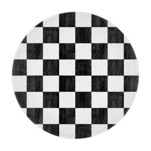 Schachbrett Schneidebrett (Vorderseite)