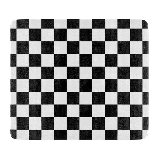 Schachbrett Schneidebrett (Vorderseite)