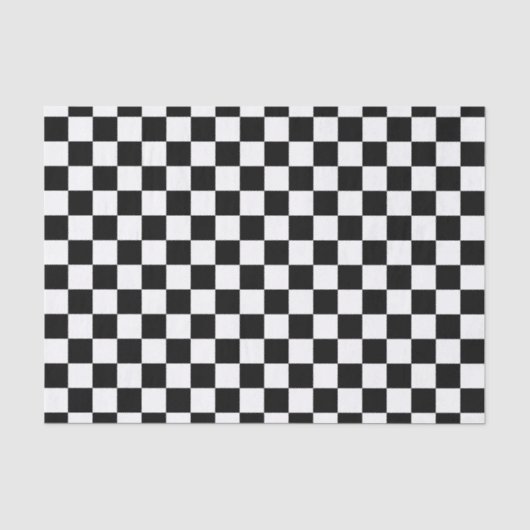 Schachbrett-Seidenpapier Seidenpapier (Vorderseite)