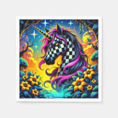 Schachbrett Serviette (Vorderseite)