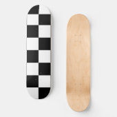 Schachbrett Skateboard (Vorderseite)
