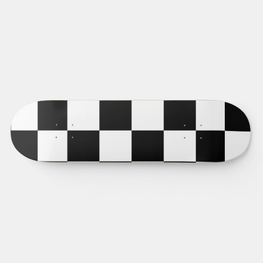 Schachbrett Skateboard (Horizontal)