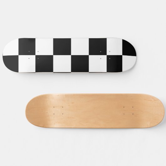 Schachbrett Skateboard (Horizontal)