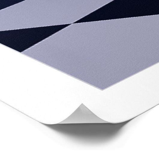 Schachbrett Spheres Poster (Ecke)