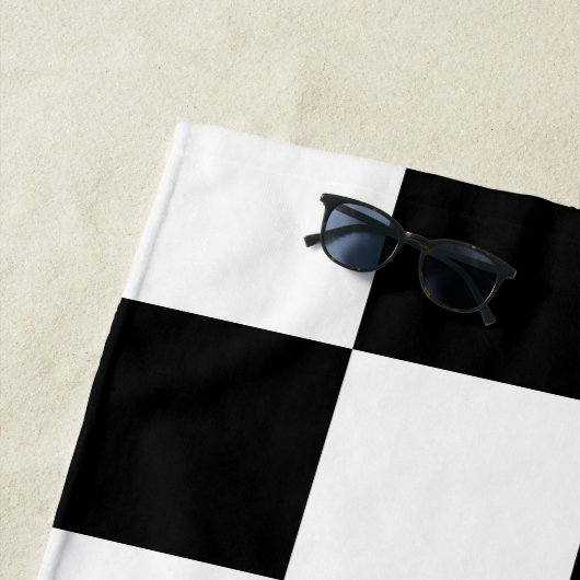 Schachbrett Strandtuch (Beispiel)