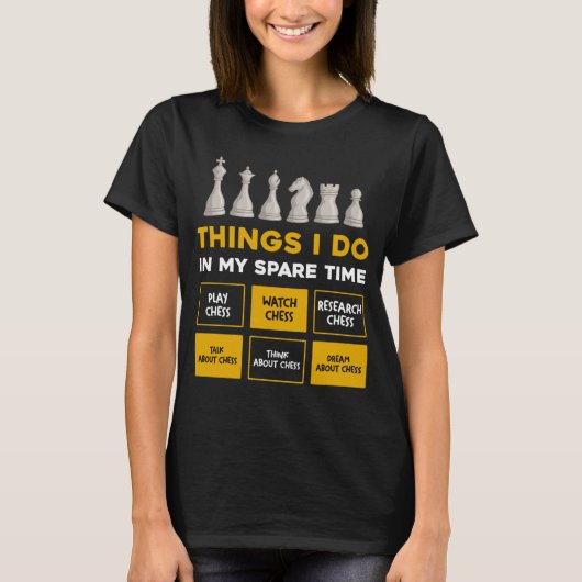 Schachbrett T-Shirt (Vorderseite)
