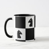 Schachbrett Tasse (Links)