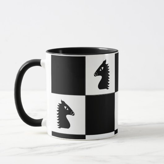 Schachbrett Tasse (Links)