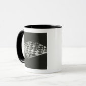 Schachbrett Tasse (Vorderseite Links)