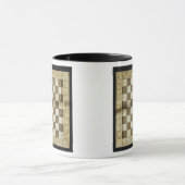 Schachbrett Tasse (Zentrum)