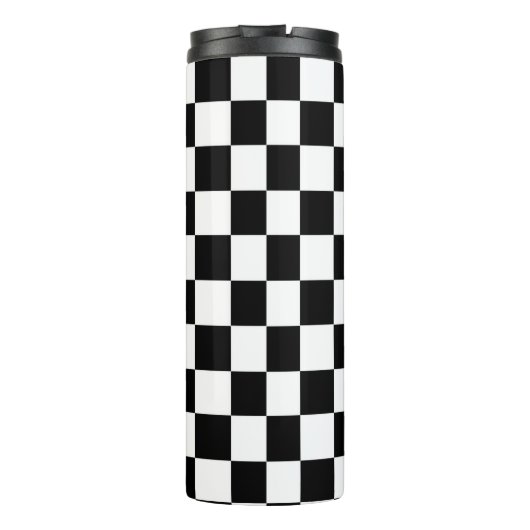 Schachbrett Thermosbecher (Rückseite)