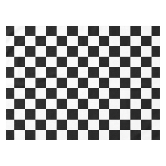 Schachbrett Tischdecke (Vorderseite (Horizontal))