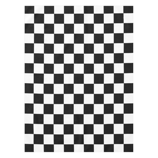 Schachbrett Tischdecke (Vorderseite)