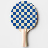 Schachbrett Tischtennis Schläger (Vorderseite)