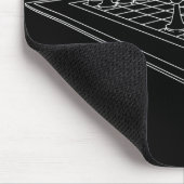 Schachbrett und Schachpartien: Mousepad (Ecke)