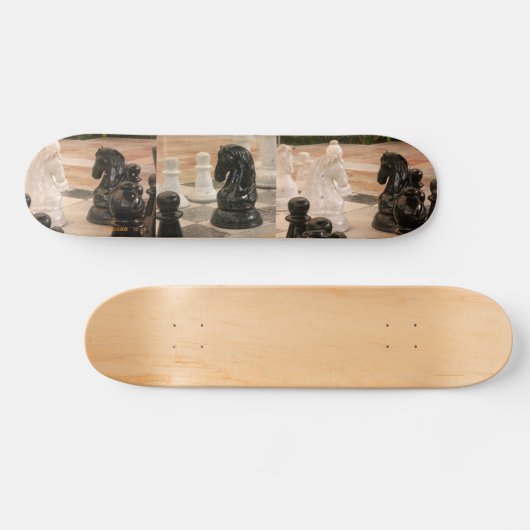 Schachbrett- und Schachstücke Skateboard (Horizontal)