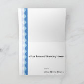 Schachbrett und Streifen Karte (Innenseite)