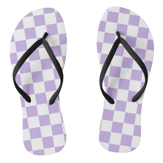 Schachbrett und Weiß Badesandalen (Fußbett)