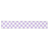 Schachbrett und Weiß Großer Tischläufer (Horizontal)