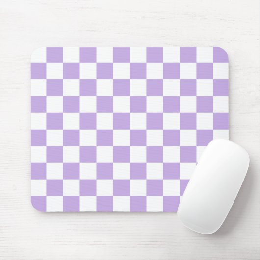 Schachbrett und Weiß Mousepad (Mit Mouse)
