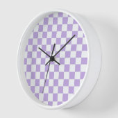 Schachbrett und Weiß Uhr (Winkel)